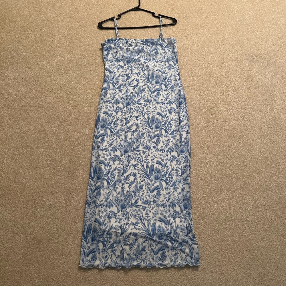 Blue Midi Dress (Medium)